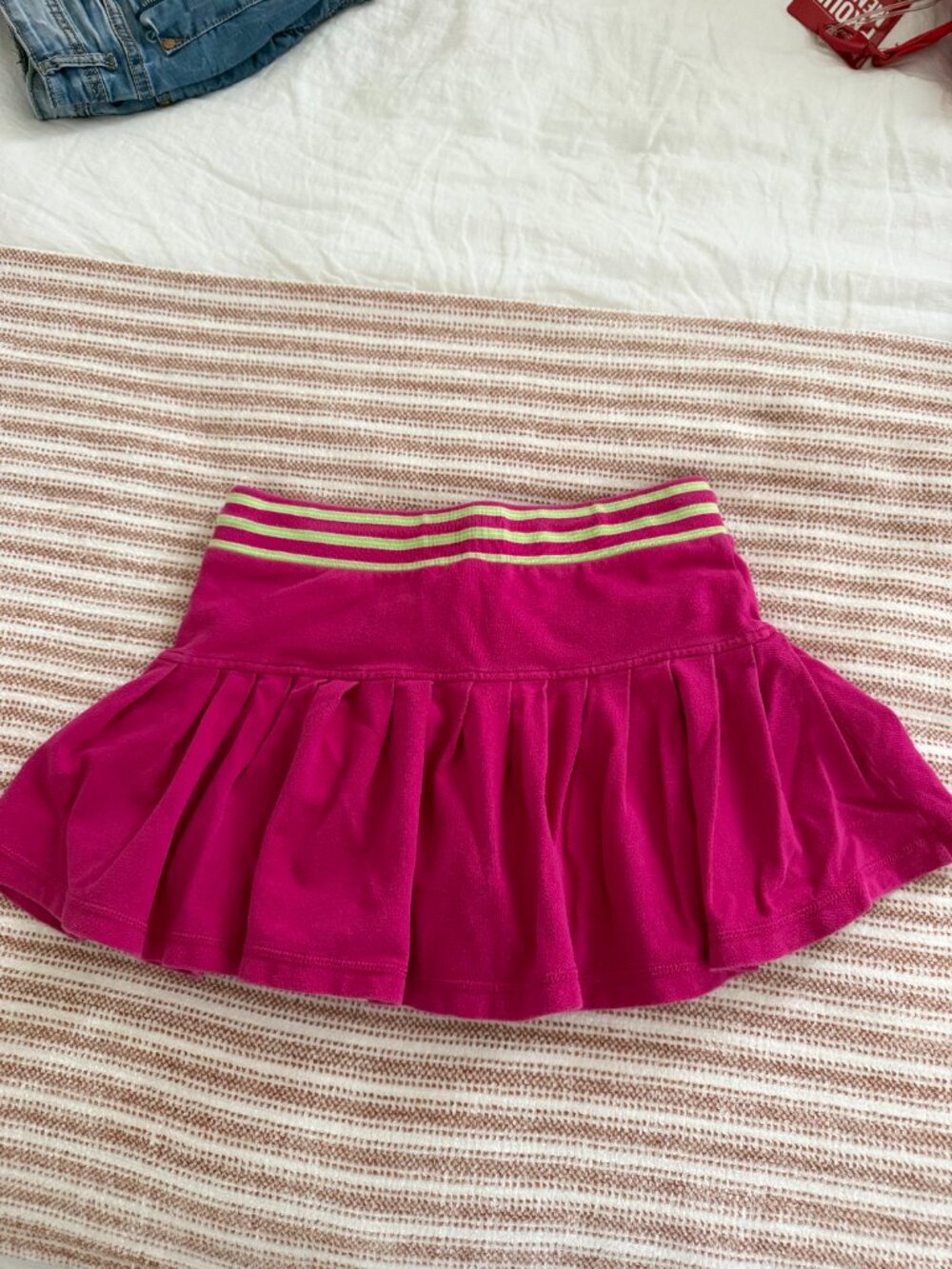Vintage Ralph Lauren Pink Pleated Mini Tennis Skort Y2K Prep - Picture 4 of 5